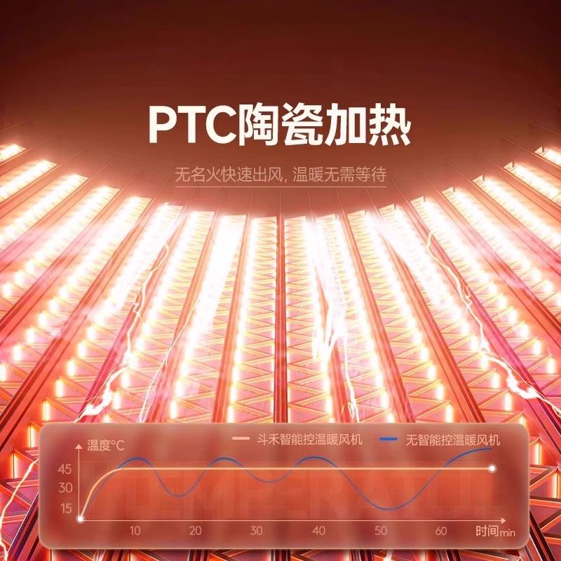 【严选】暖风机家用静音取暖器小型办公室桌面小太阳冷暖两用