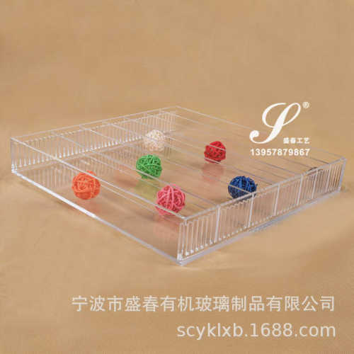 厂家批发亚克力橡皮架文具店订书钉长尾夹收纳展示架橡皮擦陈列架