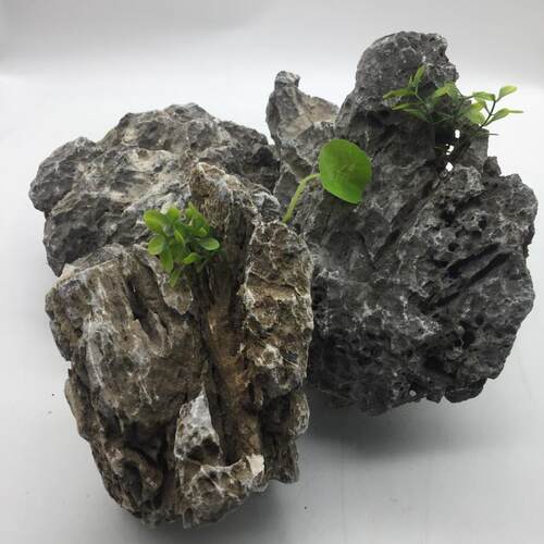 景观石青龙石小块造景石园林景观假山青石原石微景观造景石
