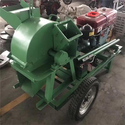 林业树枝粉碎机食用菌菇木毛竹破碎机根河树木边角料锯末机