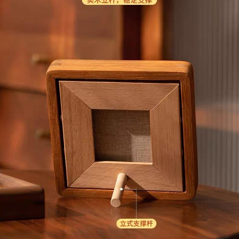 拍立得diy木小相框DIY亲子装饰画