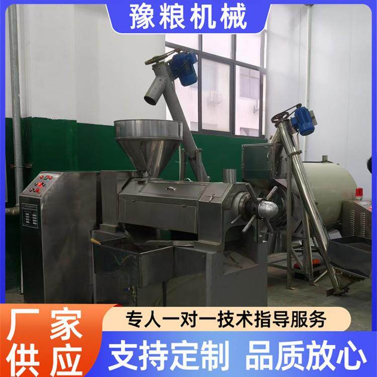 茶籽玉米胚芽米糠油蓖麻籽菜籽花生预榨机榨油机榨油设备精炼设备