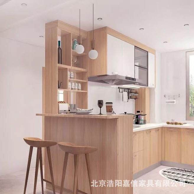 北京源头厂家全屋定制爱格板U702门板露水河柜体石英石台面橱柜