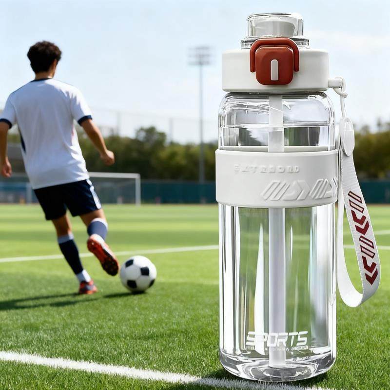 足球保湿运动水杯男生新款塑料可携式水壶双口饮水加厚耐摔紧密不,餐饮具,运动壶/旅行壶,淘宝优惠券,粉丝福利购,淘宝优惠卷