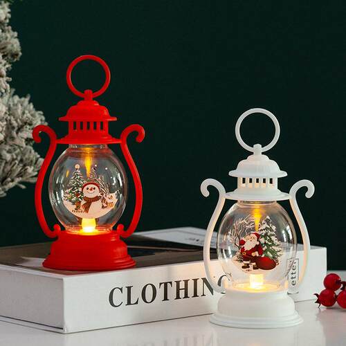 Christmas glow portable oil lamp tabletop decoration 小油灯