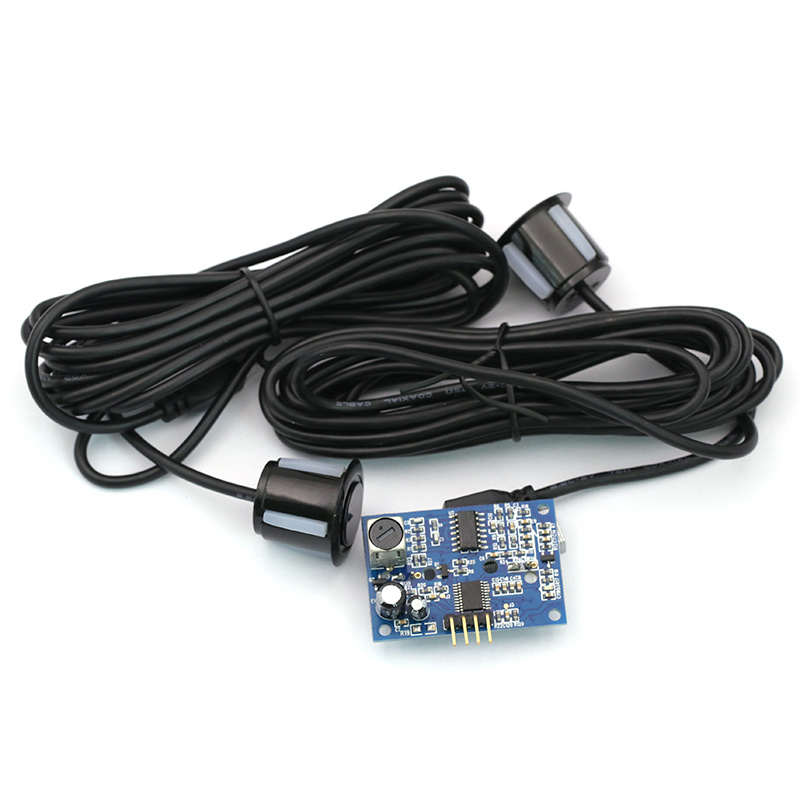 AJ-SR04K 双头一体化 5CM-8M超声波测距模块倒车雷达防水型传感器