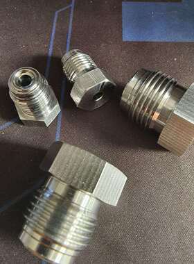 Hastelloy哈氏合金NPT转VCR接头，材质可以为C276,C22,B2