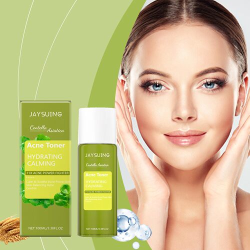 JAYSUING Centella Asiatica Toner: AHA Soaked Pad for Acne-Pr
