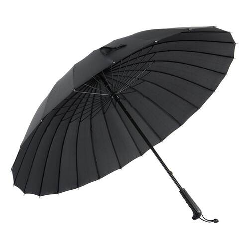 正品美度复古24骨男商务雨伞士超大双人直伞防柄风加晴固雨伞男女
