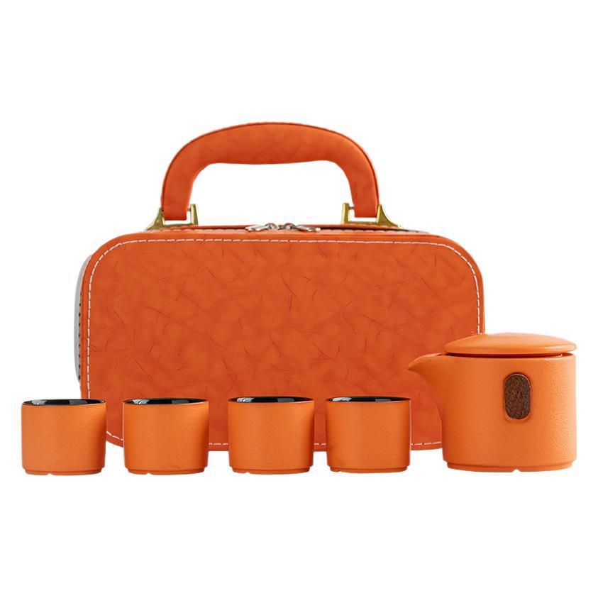 商务开业活动便携旅行茶具礼品可印logo公司送客户实用店庆伴手礼