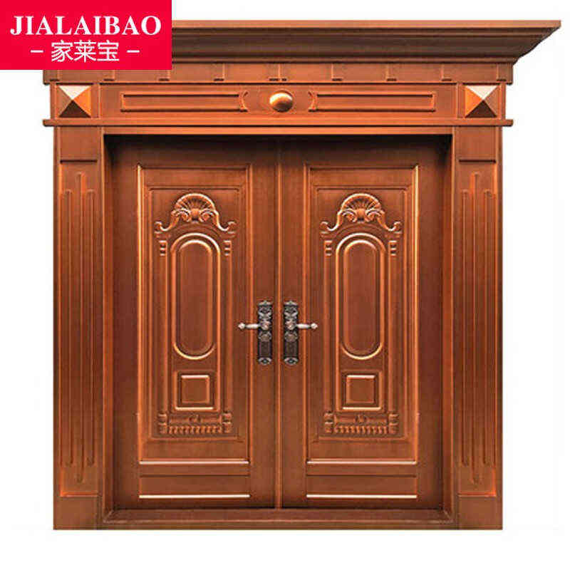 家莱宝不锈钢门防盗门家用别墅大门入户门进户门双开门乡村农村自