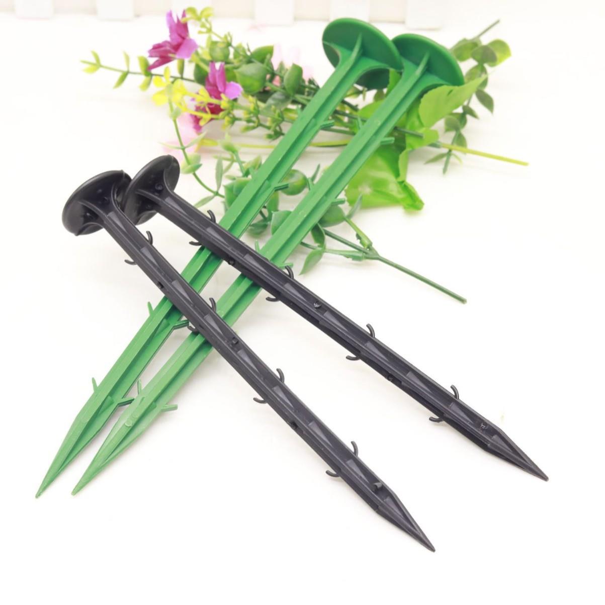 防草布地钉WIV除果园艺大塑棚膜定农厂家倒固刺加粗黑色料钉用子