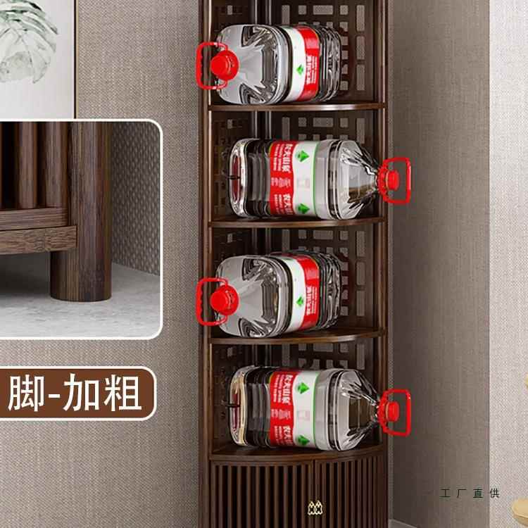 角柜墙角柜子储物柜展柜卧室转角柜落地实木收纳柜客厅转角置物架