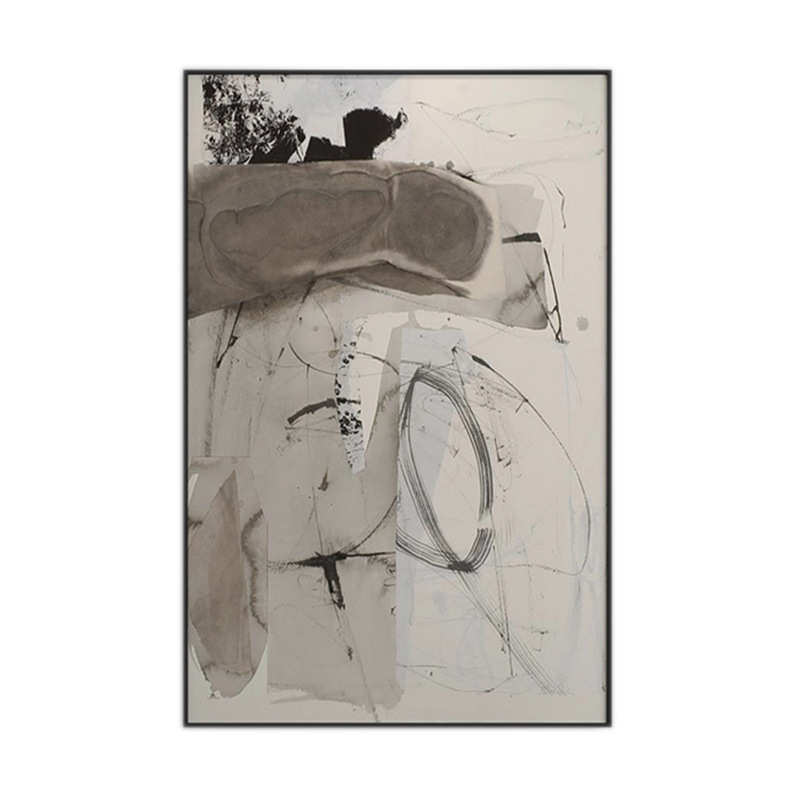 现代简约玄关走廊过道壁画客厅餐厅墙面装饰画楼梯房间样板间挂画