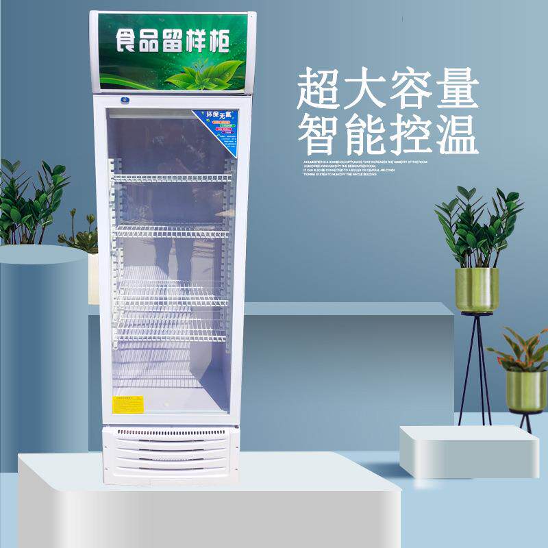 食品留样柜水果蔬菜保鲜柜小型冰箱家用冰吧单门冷藏展示柜