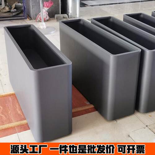 户外铁艺花箱组合庭院种植花坛围栏样品屋展示中心广场不锈钢圆角