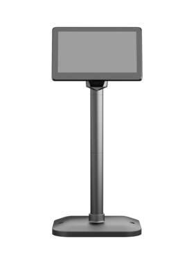 商超收银顾客显示屏：USB/VGA/HDMI接口，连接无忧！‌
