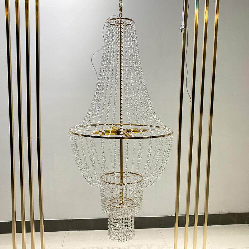 新吊款水晶灯婚礼舞台灯泡：5W顶婚礼橱窗商场布堂置创意装饰品多