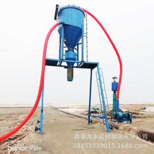 粉煤灰气力输送机机码头卸02力船机械手气装车机水粉泥气力输送参