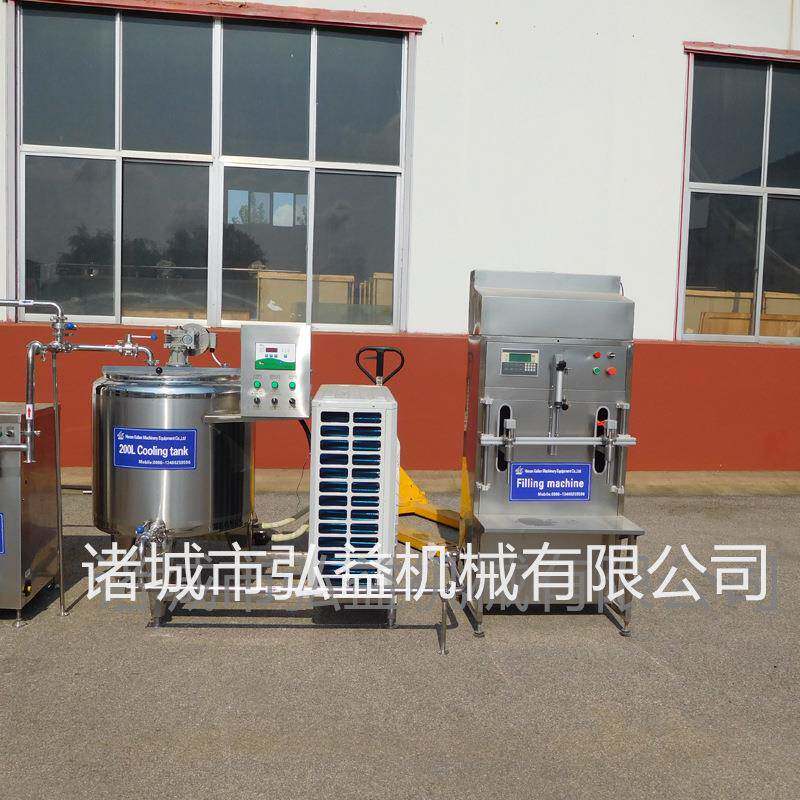 卧式牛奶冷存全储罐制产 乳品设弘益备果汁制冷保鲜罐 套牛奶加工