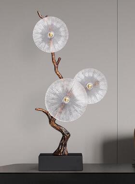 家高档件轻奢创意摇钱发树财树摆客厅玄关电视柜桌面高长16030035