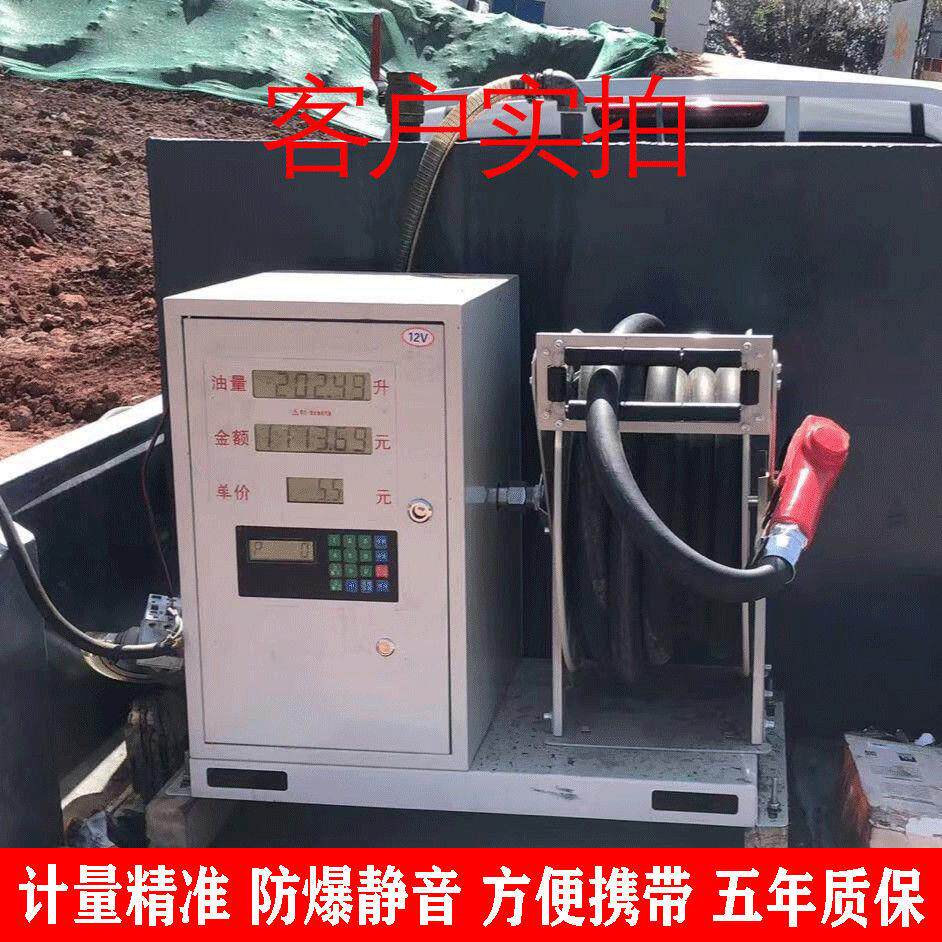 卷盘一体加油机全自动12V/24V/220V大流量卷盘静音车载抽油机