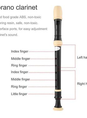 Flute Clarinet Recorder Soprano Professional-Sound ABS 8-Hol