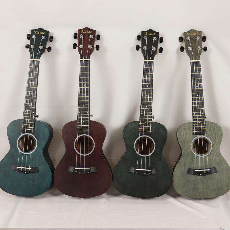 23寸尤克里里ukulele乌克丽丽夏威夷四弦琴小吉他木质初学者成人