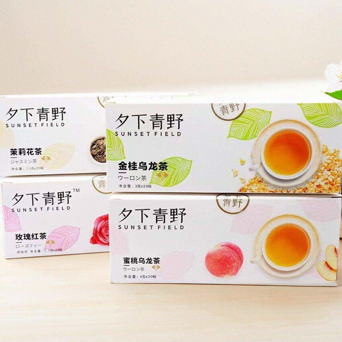 夕下青野茶包蜜桃乌龙茶红玫瑰金桂茉莉花茶便携泡茶包休闲小包装