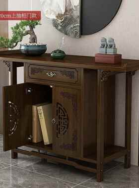 家新RZP中式供桌香案玄关用玄香火桌供奉玄关桌端景台关柜中桌堂