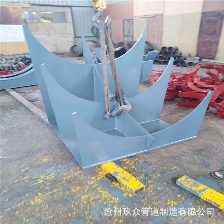 管道可调节焊接固定支座 Z13循环水托座 刚性连接拉撑杆立管管夹