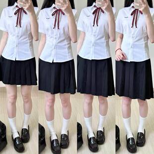 纯色格裙/川岛私立jk制服裙长裙校供感格裙半身裙高腰百褶裙学院