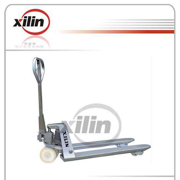 手动搬运车 不锈钢手动叉车 宁波如意西林 拖车液压车 2.5t 地牛