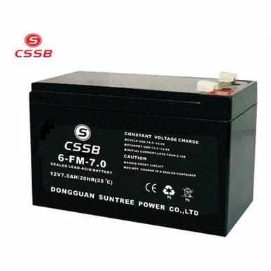 CSSB蓄电池6-FM-7沈松12V9AH12A14A18A20AH24AH38AH40HA65HA100AH