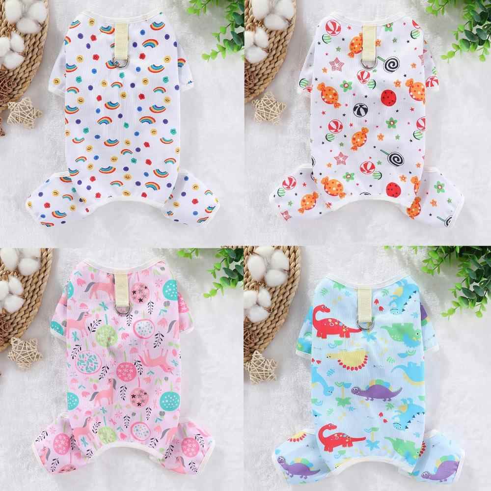 狗狗衣服春夏季薄款网眼透气四腿衣宠物猫咪中小型犬泰迪比熊博美
