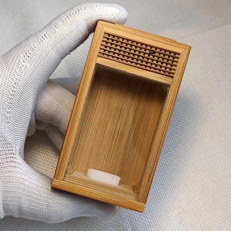 张圣林鸣虫盒 老玉竹朝天窗牛骨窗竹蛉盒 大黄蛉盒 蛉子盒 蛉