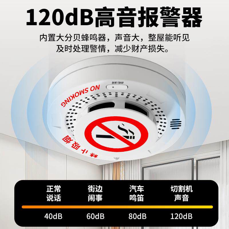 语音吸烟报警器控烟卫士卫生间禁烟检测厕所烟雾抽香烟感应探测器
