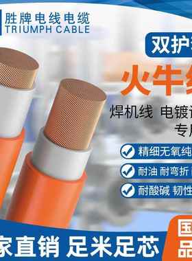 RVV双层绝缘橙色火牛线16mm自动化机器人石油化工电镀设备胜牌