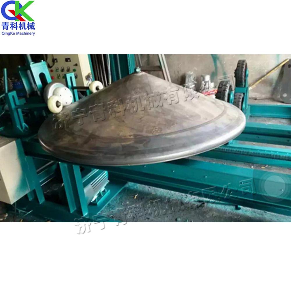 食品厂锥筒形罐封头旋qk-ybj-8边机小型啤酒平底压边机 酒厂体罐