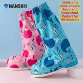 防滑 耐磨 沙漠徒步 儿童防沙鞋 防雨 高筒 防沙打底裤 套