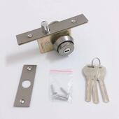 办公室玻璃隐形铝合金玻璃门双锁地地门锁锁框门简有锁头门锁弹