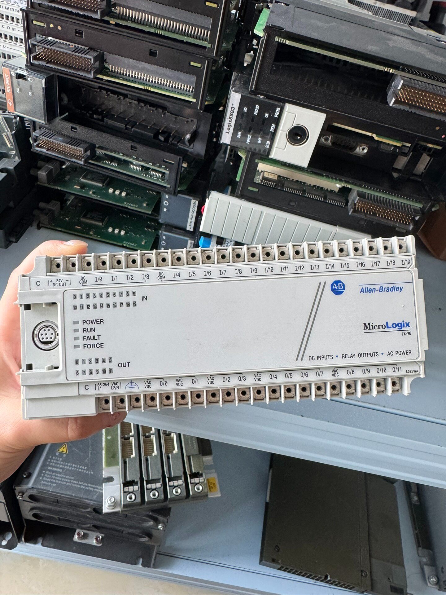 原装拆机AB罗克韦尔PLC，型号1761-L32BWA，功能