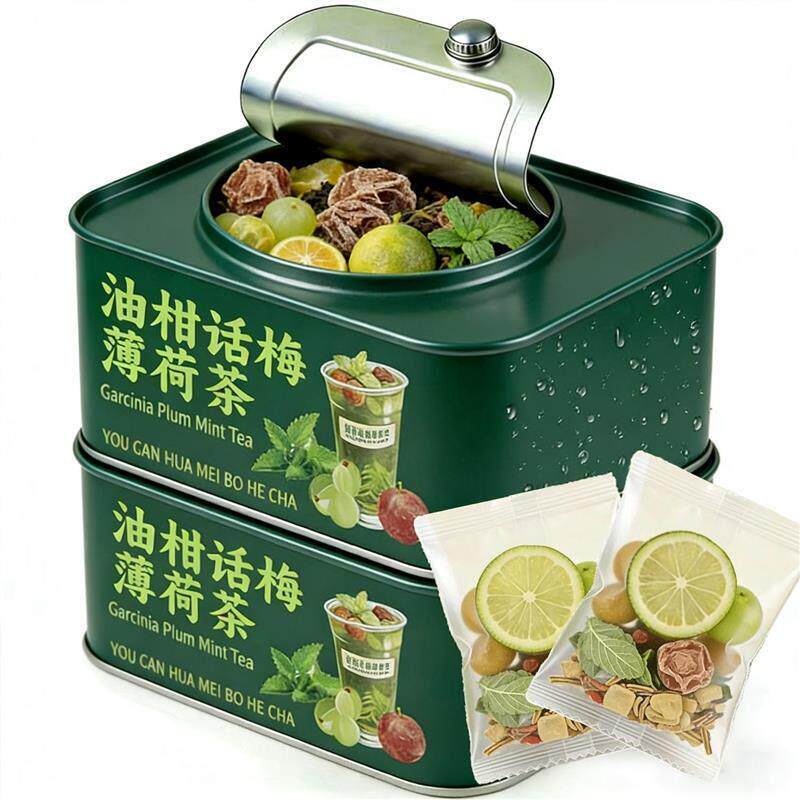 油柑话梅薄荷茶清爽解渴独立包装养生茶油柑冻干柠檬冷泡