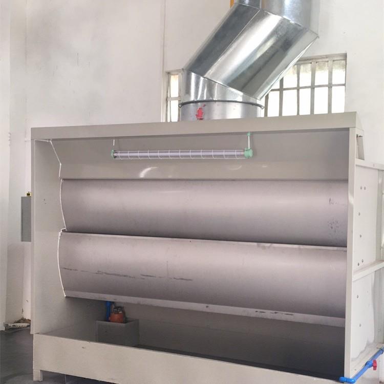盆漆式水帘柜不台锈钢水旋水喷漆-SLG01台双层水幕帘喷漆除尘设备