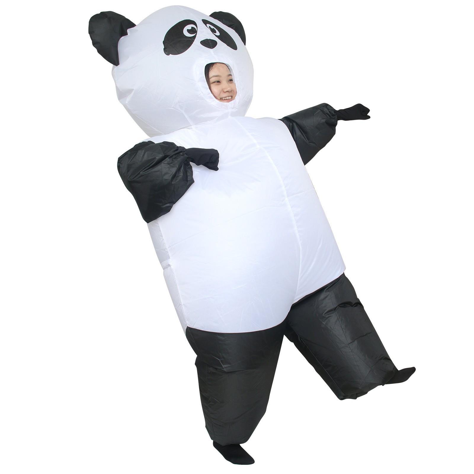 万圣节网红猫可爱卡通FZ1998大熊服充气熊猫表服演人偶装演出活动