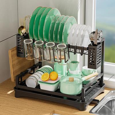 Kitchen bowl and dish rack 厨房碗碟收纳层架