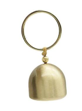 Mini Brass Bell Hanging Pendant Elegant Fengshui DIY Craft