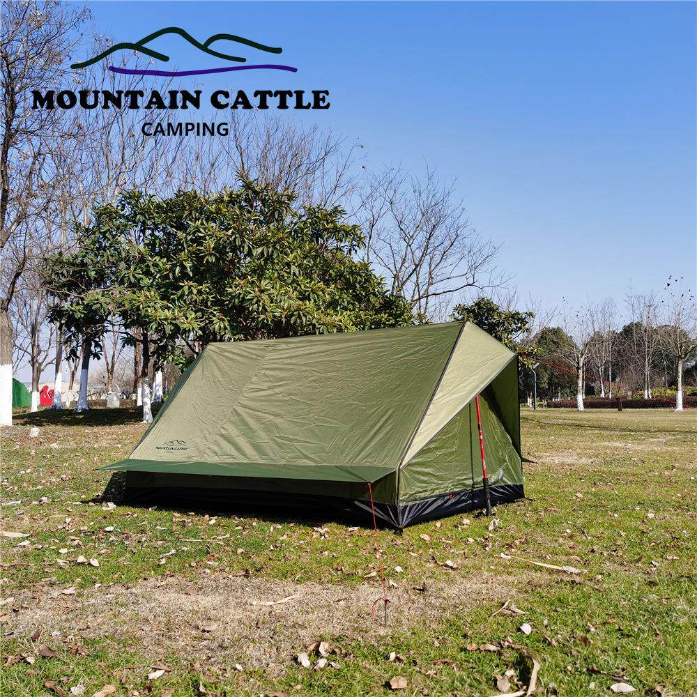 专利MountainCattle轻云2无杆野露营超轻小屋脊帐篷户外装备用品