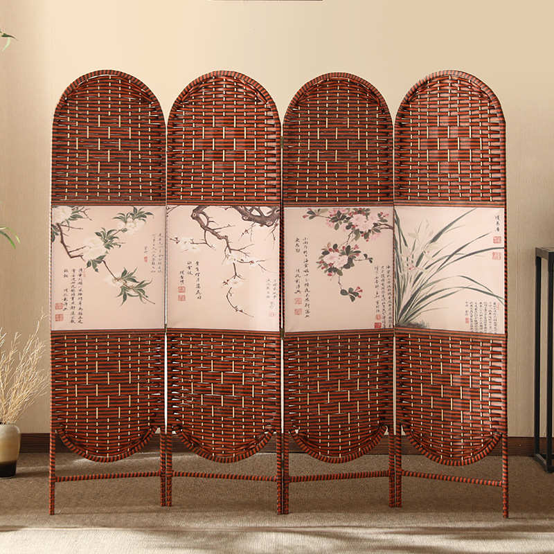 新中式简约家居客厅屏风现代酒店办公移动办公室屏风隔断厂家批发