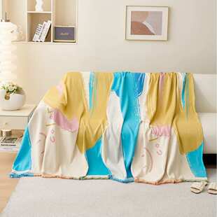 新款雪尼尔沙发巾加厚双面可用防猫抓四季通用全包沙发盖布巾套罩